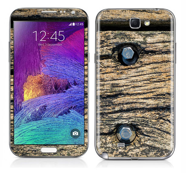 Galaxy Note 2 Wood Grains