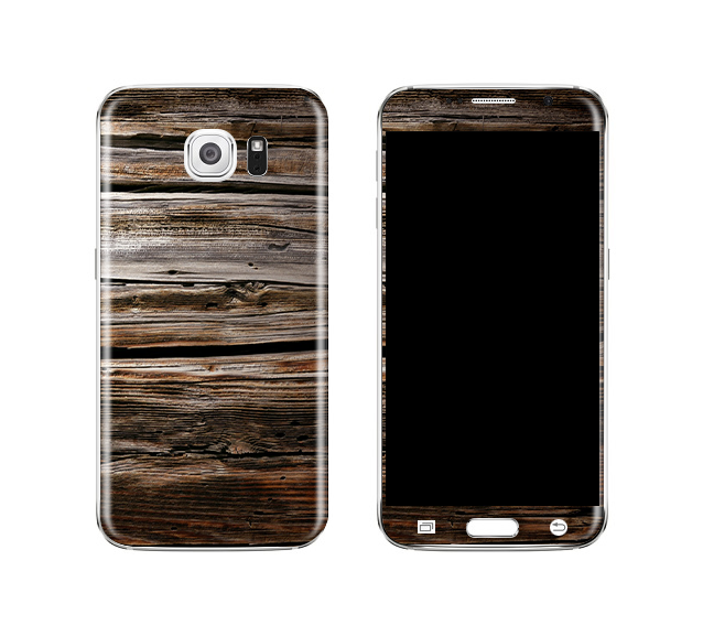 Galaxy S6 Wood Grains