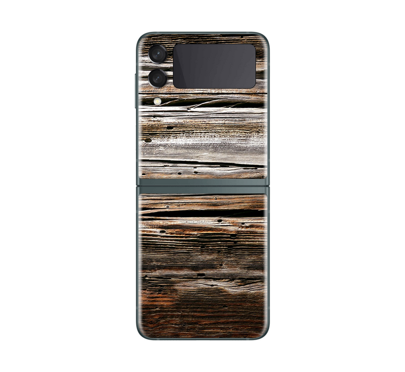 Galaxy Z Flip 3 Wood Grains
