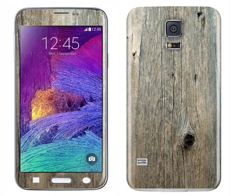 Galaxy S5 Wood Grains