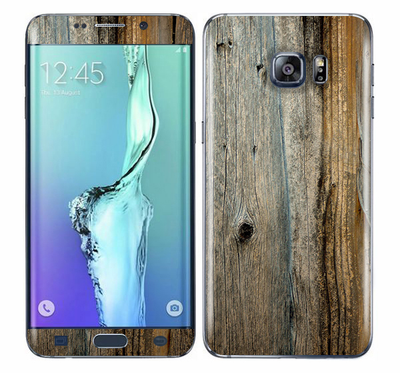 Galaxy S6 Edge Wood Grains