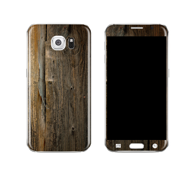 Galaxy S6 Wood Grains