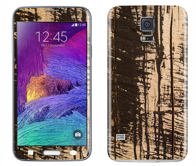 Galaxy S5 Wood Grains