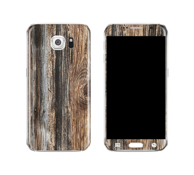 Galaxy S6 Wood Grains