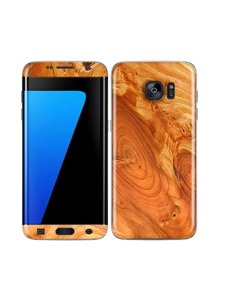 Galaxy S7 Edge Wood Grains