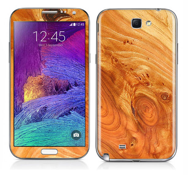 Galaxy Note 2 Wood Grains