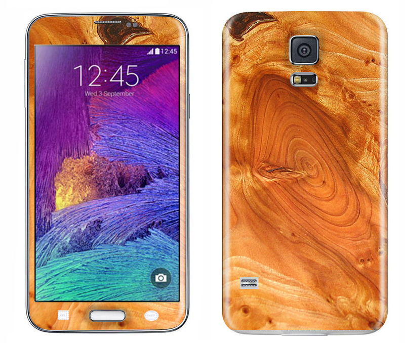 Galaxy S5 Wood Grains