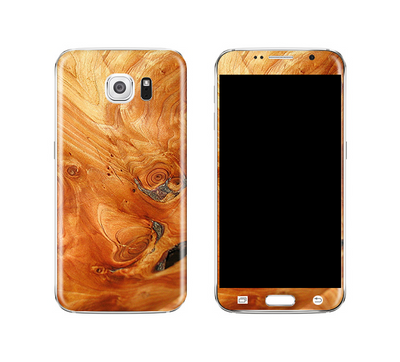 Galaxy S6 Wood Grains