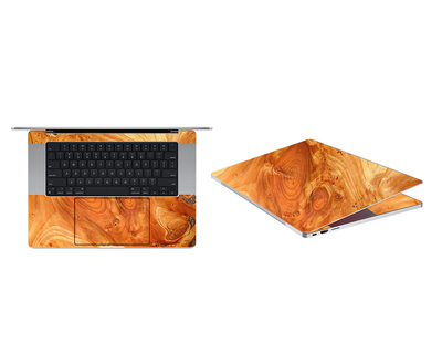 MacBook Pro 16 Late 2021 Wood Grains