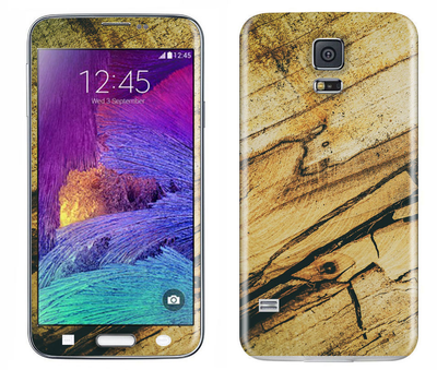 Galaxy S5 Wood Grains